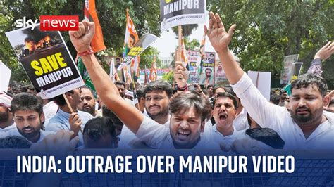 Manipur: Outrage in India as video shows abducted women being。